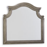Lodenbay Antique Gray Bedroom Mirror