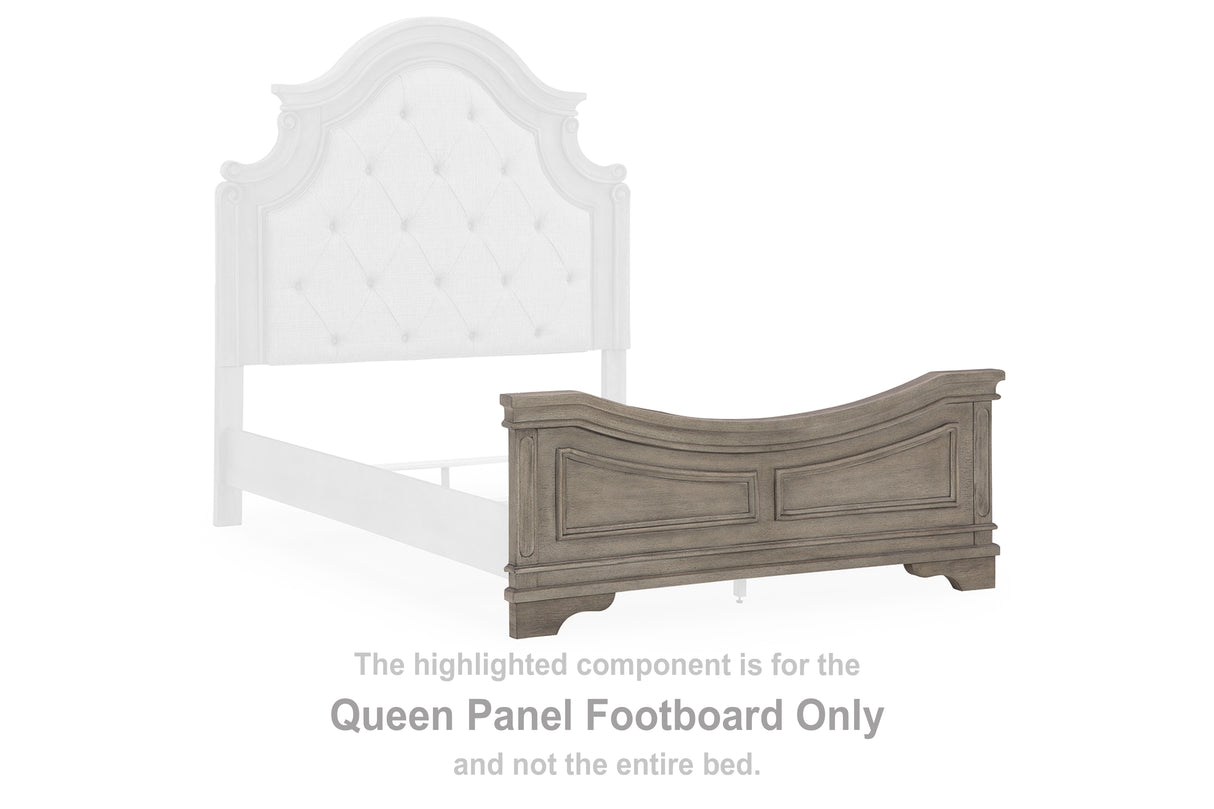 Lodenbay Antique Gray Queen Panel Footboard