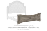 Lodenbay Antique Gray King/California King Panel Footboard