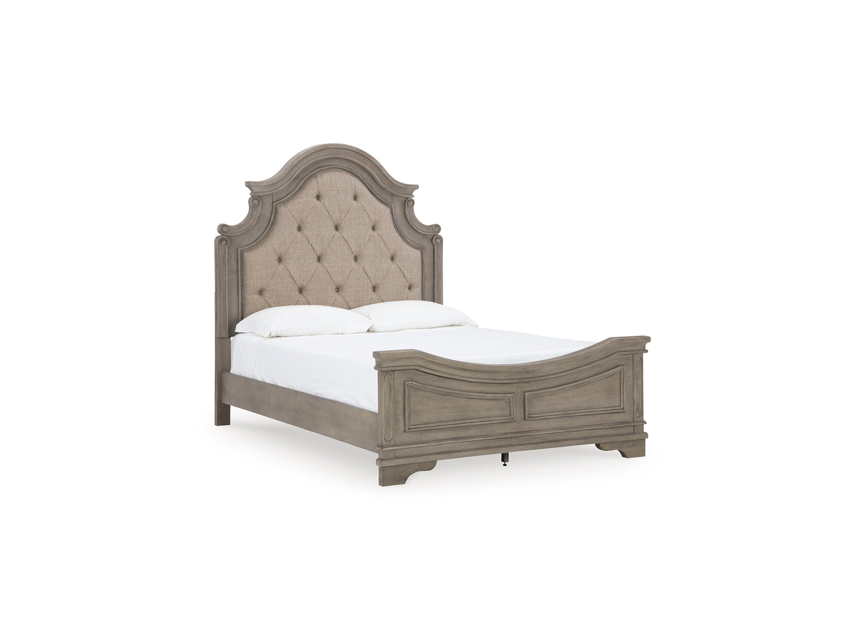 Lodenbay Antique Gray Queen Panel Bed