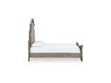 Lodenbay Antique Gray Queen Panel Bed