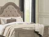 Lodenbay Antique Gray Queen Panel Bed