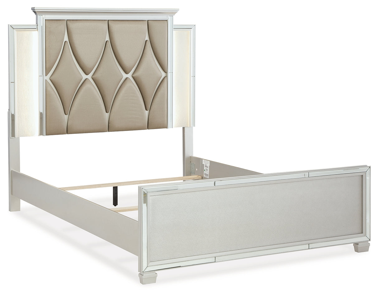 Lindenfield Silver Queen Panel Bed
