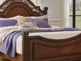 Lavinton Brown King Poster Bed