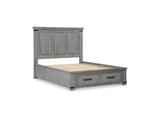 Russelyn Gray Queen Storage Bed