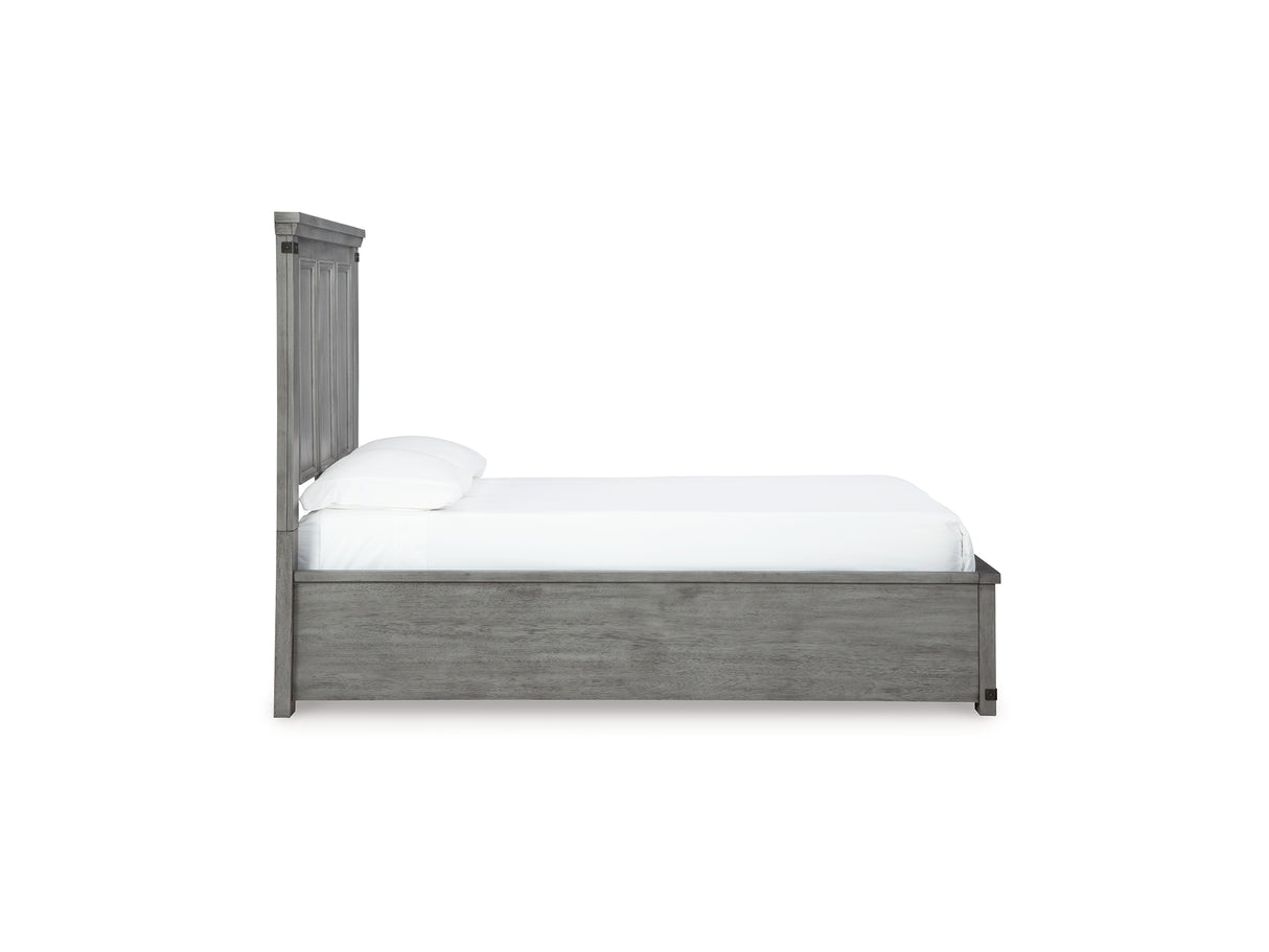 Russelyn Gray Queen Storage Bed