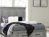 Russelyn Gray Queen Storage Bed