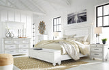 Kanwyn Whitewash Bedroom Set