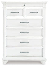 Kanwyn Whitewash Chest Of Drawers