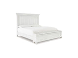 Kanwyn Whitewash Queen Panel Storage Bed, Dresser, Mirror And Nightstand