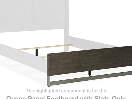 Arkenton Queen Panel Footboard with Slats
