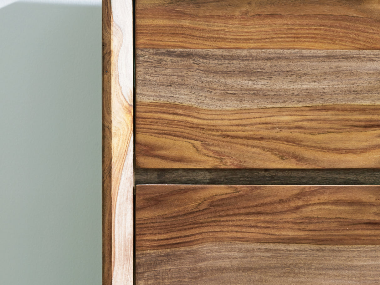 Dressonni Brown Dresser And Mirror