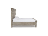 Harrastone Gray Queen Panel Bed, Dresser And Mirror