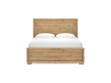 Galliden Light Brown King Panel Bed
