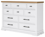 Ashbryn White/Natural Dresser