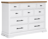 Ashbryn White/Natural Dresser