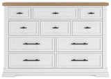 Ashbryn White/Natural Dresser