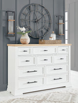 Ashbryn White/Natural Dresser