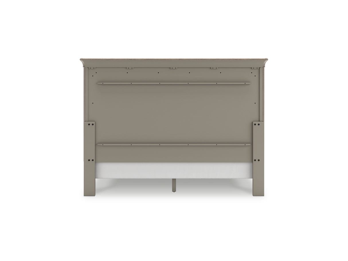 Lexorne Gray King Sleigh Bed