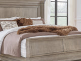 Lexorne Gray California King Sleigh Bed, Dresser And Mirror
