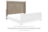 Lexorne Gray King/California King Panel Headboard