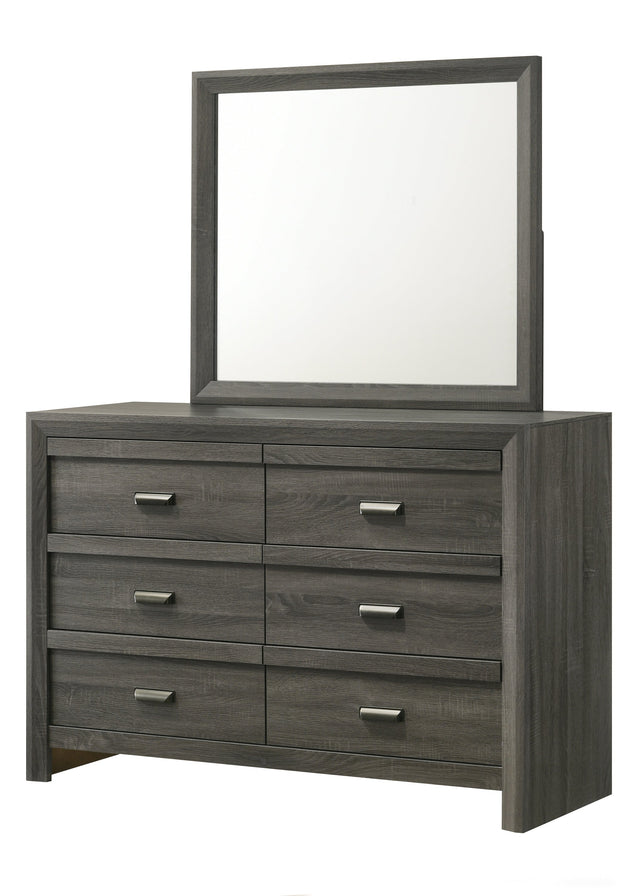 Valor Gray Bedroom Mirror (Mirror Only)