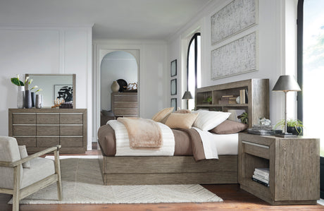 Anibecca Weathered Gray Bedroom Set