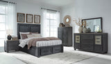 Foyland Black Bedroom Set