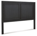 Foyland Black Queen Panel Headboard