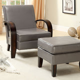 Gossau Accent Chair W/ Ottoman