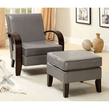 Gossau Accent Chair W/ Ottoman