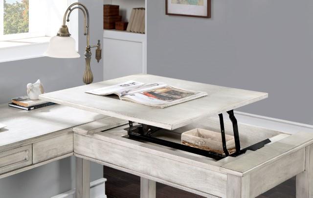 Galarga Antique White Desk