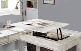 Galarga Antique White Desk