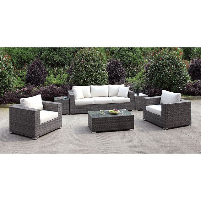 Somani Sofa + 2 Chairs + 2 End Tables + Coffee Table