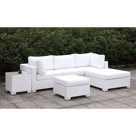 Somani Small L-Sectional W/ Right Chaise + Ottoman