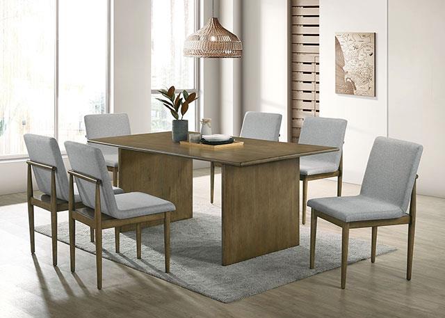 St Gallen Natural Tone/Light Gray Dining Table