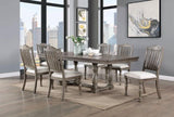 Newcastle Antique Gray/Gray Dining Table