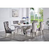 Valdevers Chrome Dining Table
