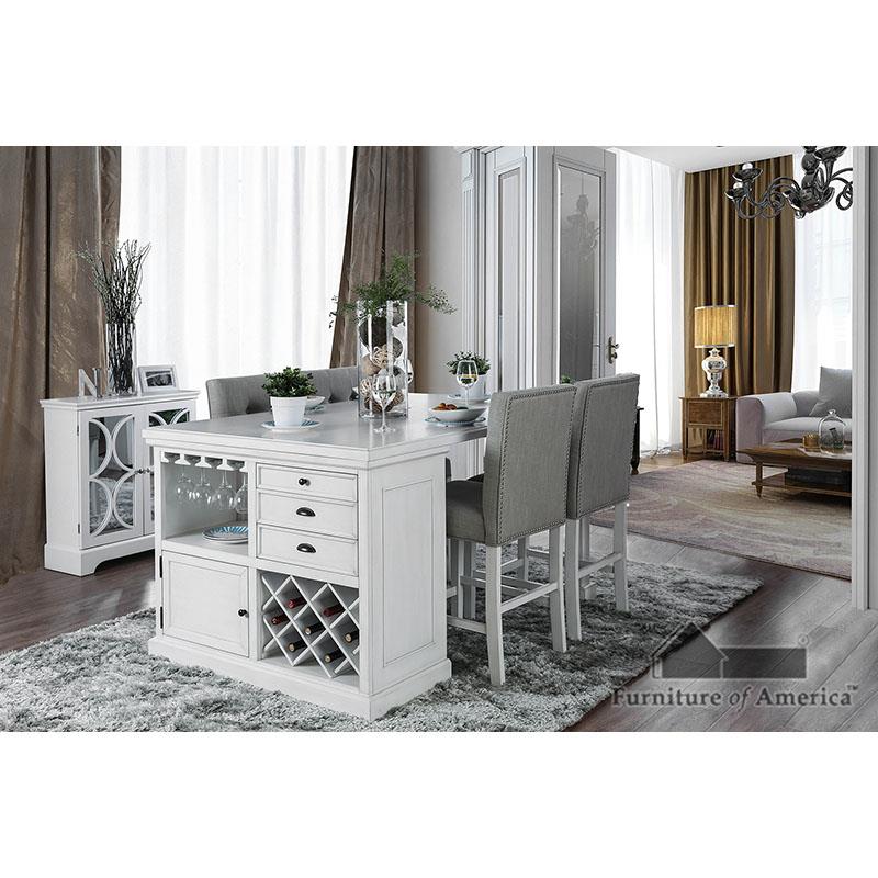 Sutton Antique White Dining Set