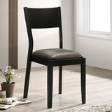 Oberwil Black/Gray Chair