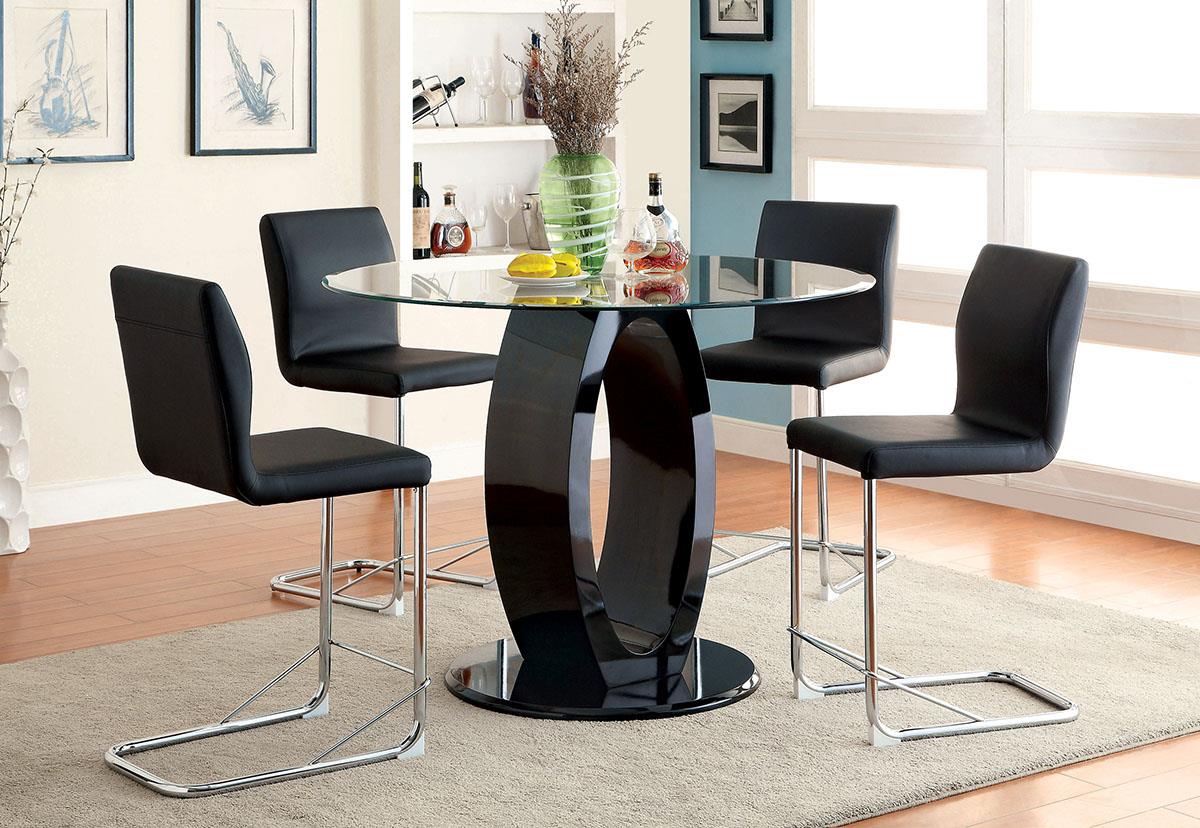 Lodia II Black Dining Set
