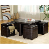 Ceres Cocktail Table W/ Ottomans