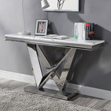 Villarsglane Chrome Sofa Table