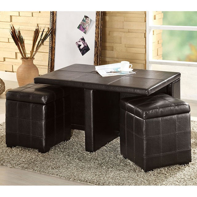 Palm Springs Table W/ Ottomans