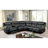 Brooklane Gray/Black Sectional