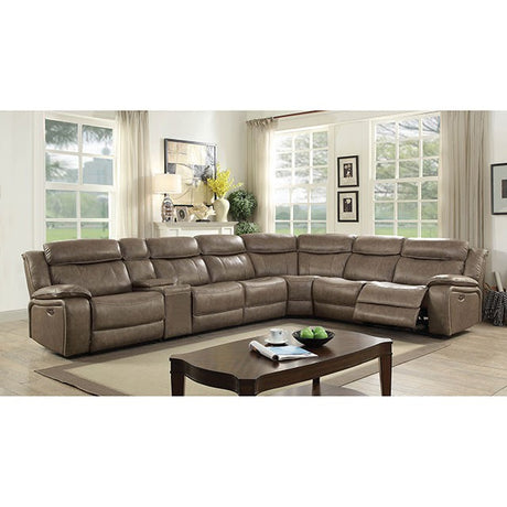 Page Sectional W/ Console Table
