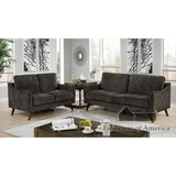 Maxime Dark Gray Loveseat
