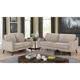 Maxime Light Gray Loveseat