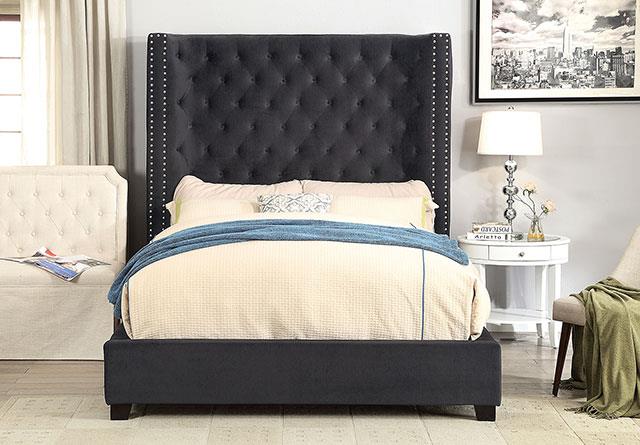 Mirabelle Dark Gray Bed