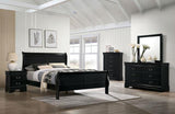 Louis Philippe Black Bed